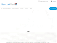 Tablet Screenshot of newportmed.com